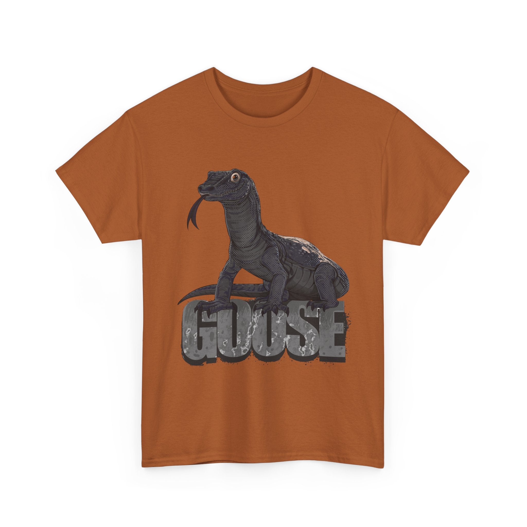 T-Shirt - Goose the Monitor Lizard Dark Design