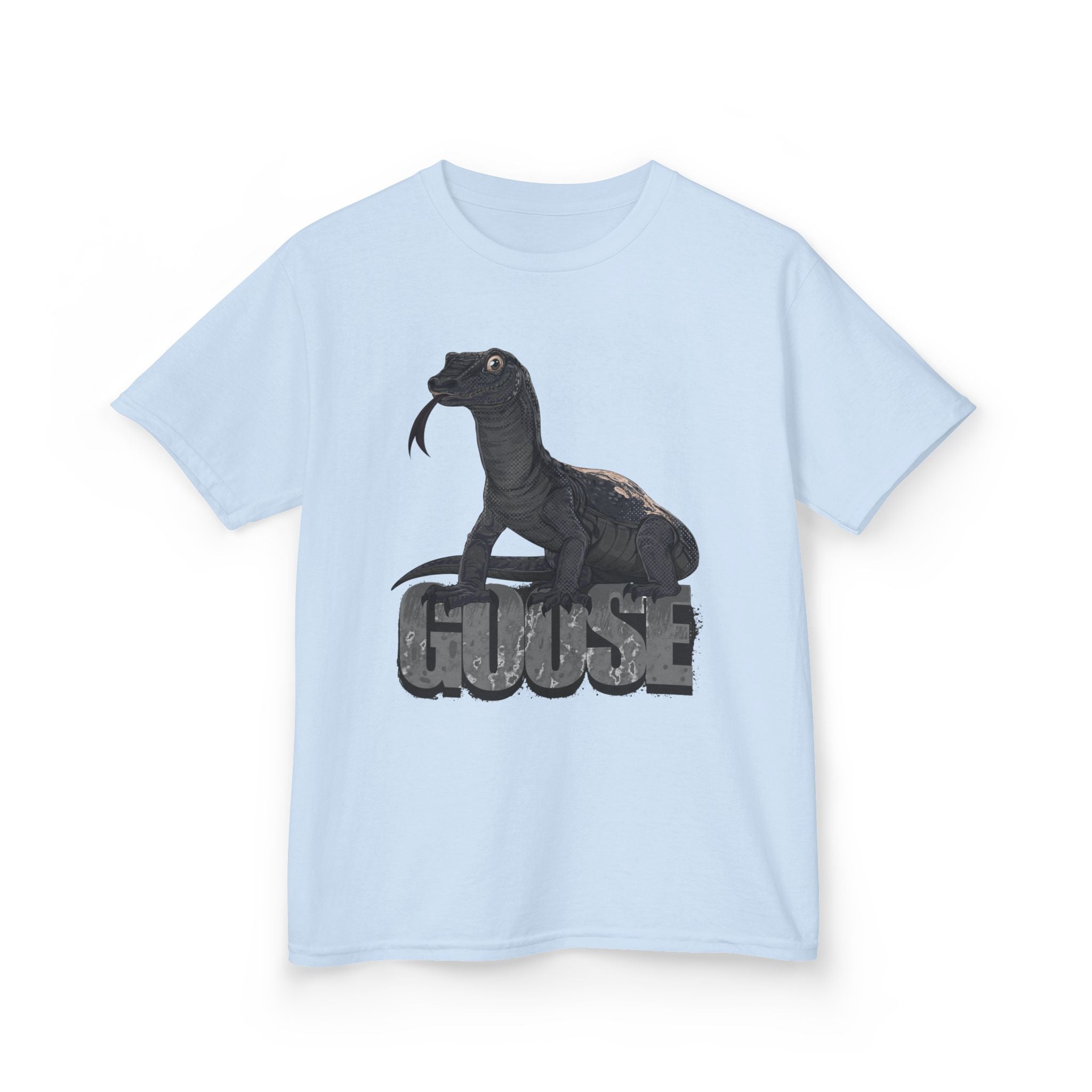 T-Shirt- Kid's Goose the Monitor Lizard Dark Variation