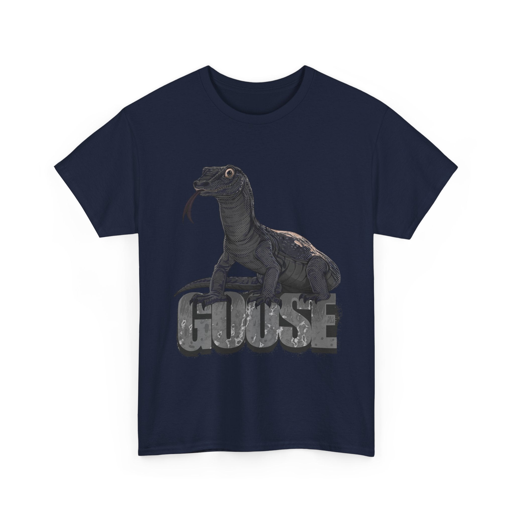 T-Shirt - Goose the Monitor Lizard Dark Design