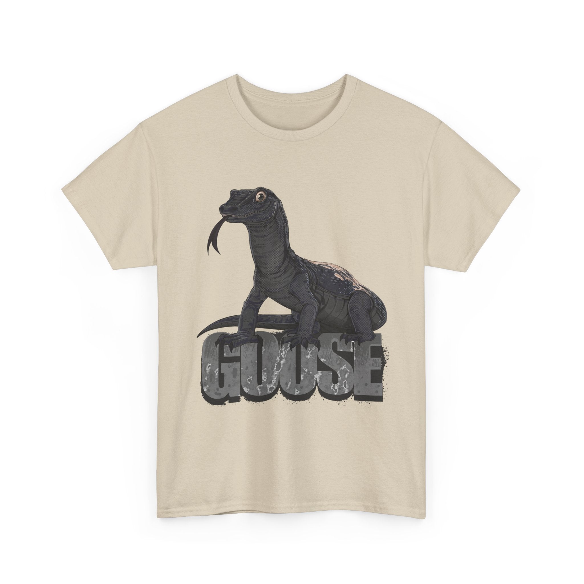 T-Shirt - Goose the Monitor Lizard Dark Design