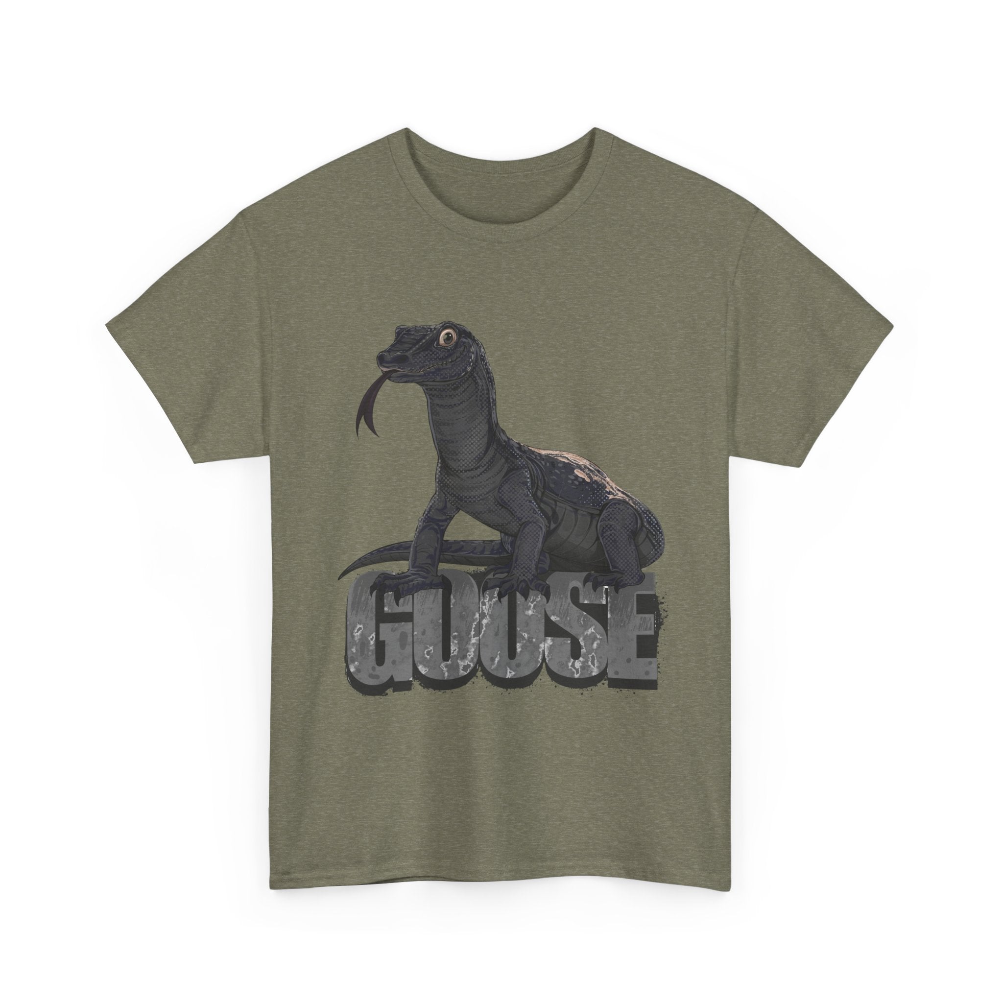 T-Shirt - Goose the Monitor Lizard Dark Design