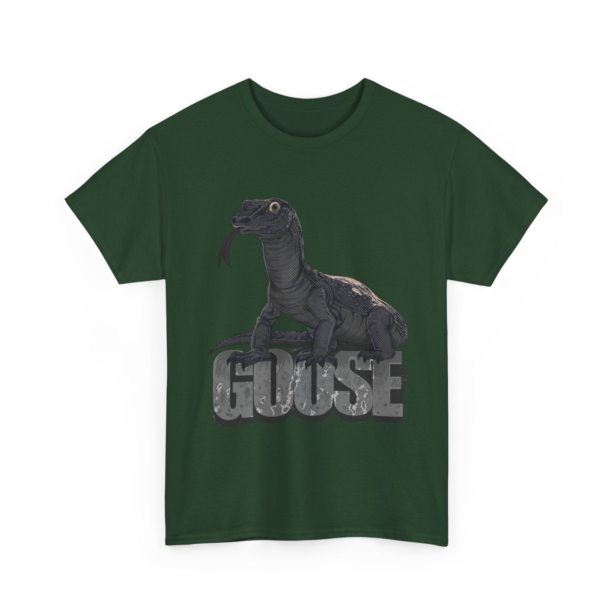 T-Shirt - Goose the Monitor Lizard Dark Design