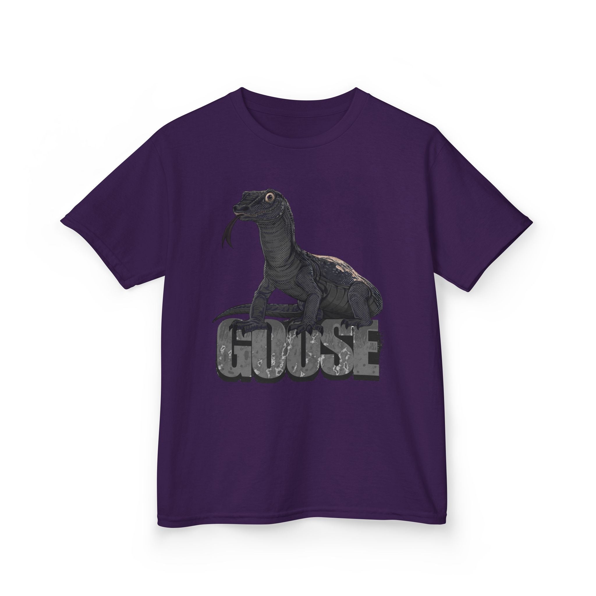 T-Shirt- Kid's Goose the Monitor Lizard Dark Variation