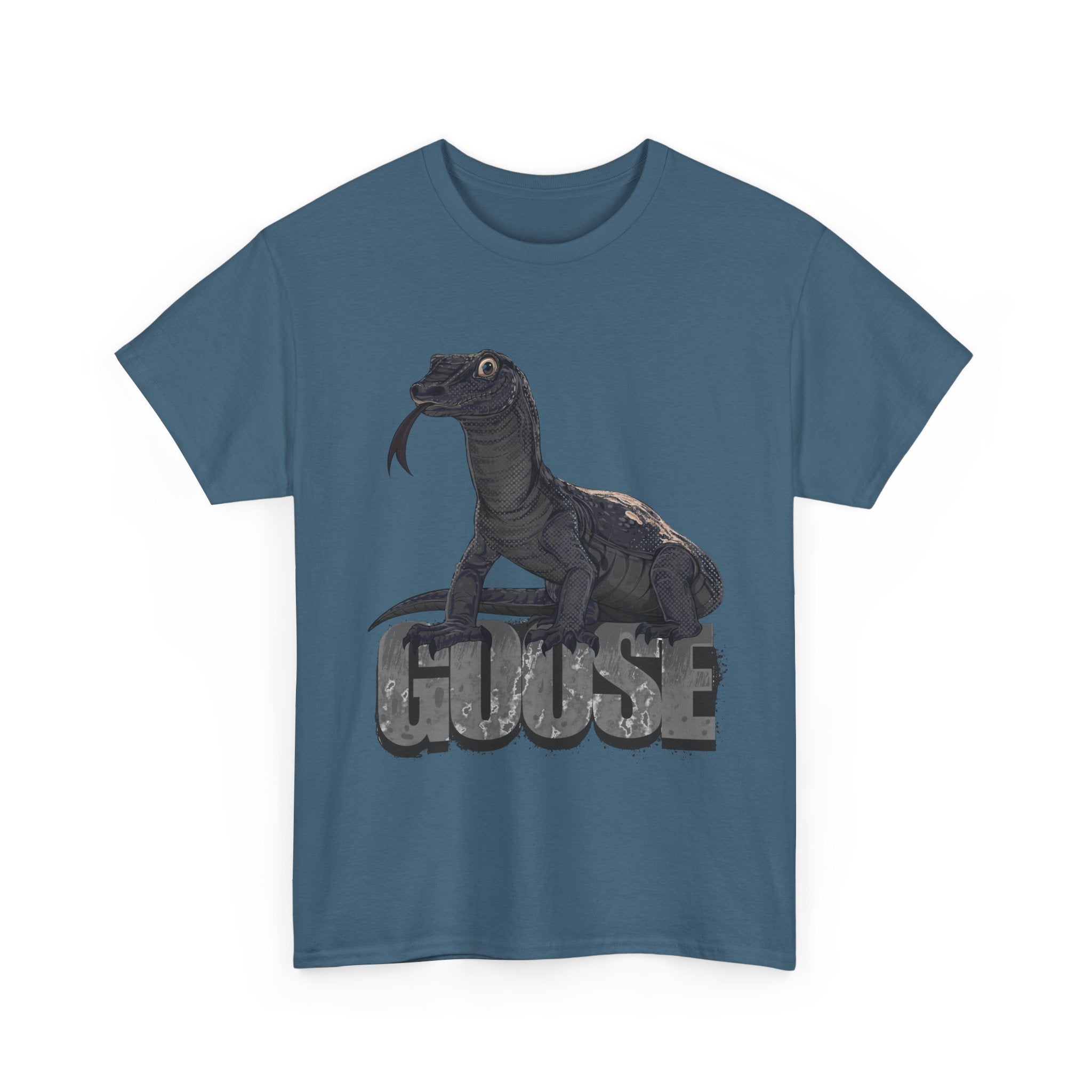 T-Shirt - Goose the Monitor Lizard Dark Design
