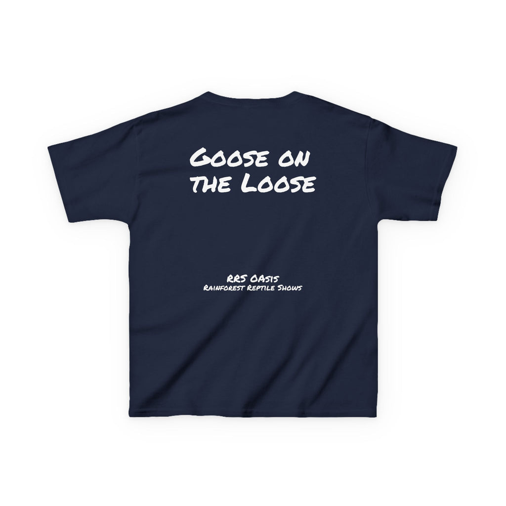 T-Shirt- Kid's Goose the Monitor Lizard Dark Variation