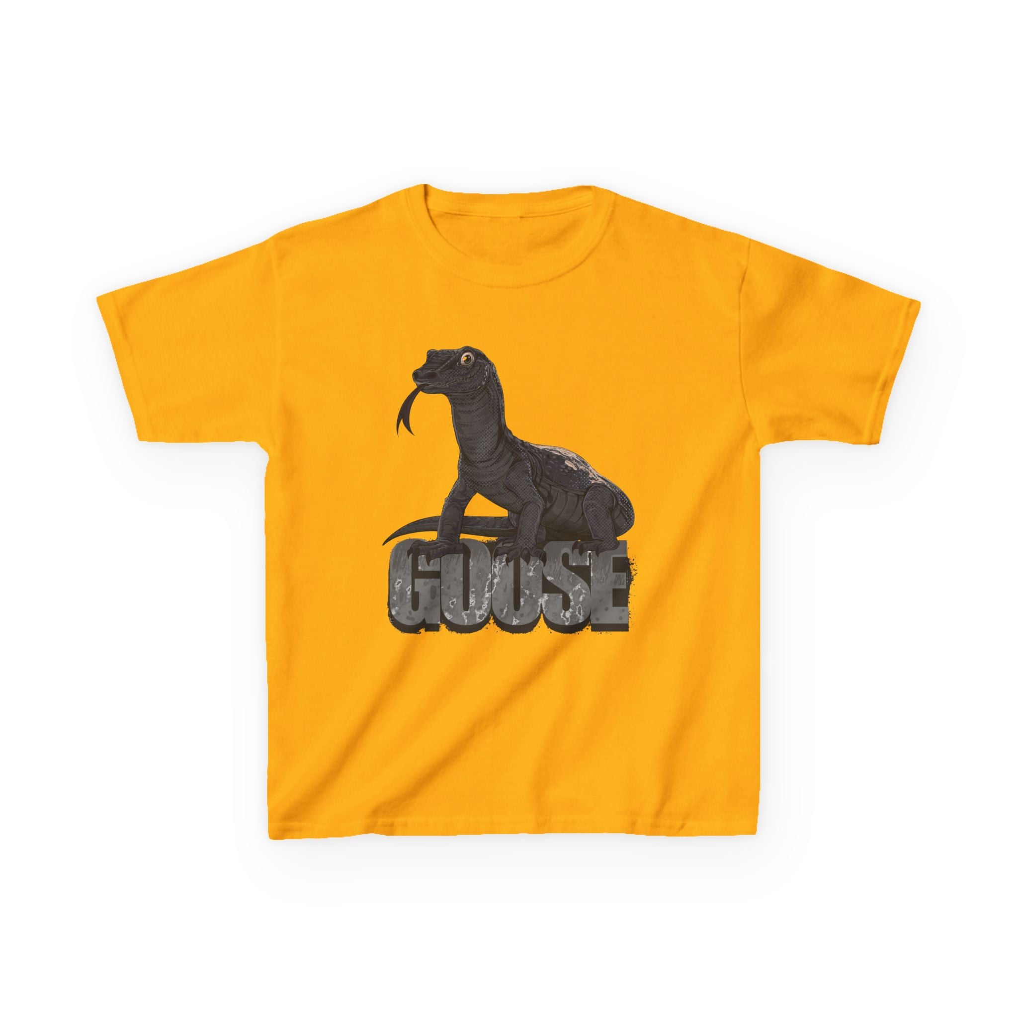T-Shirt- Kid's Goose the Monitor Lizard Dark Variation