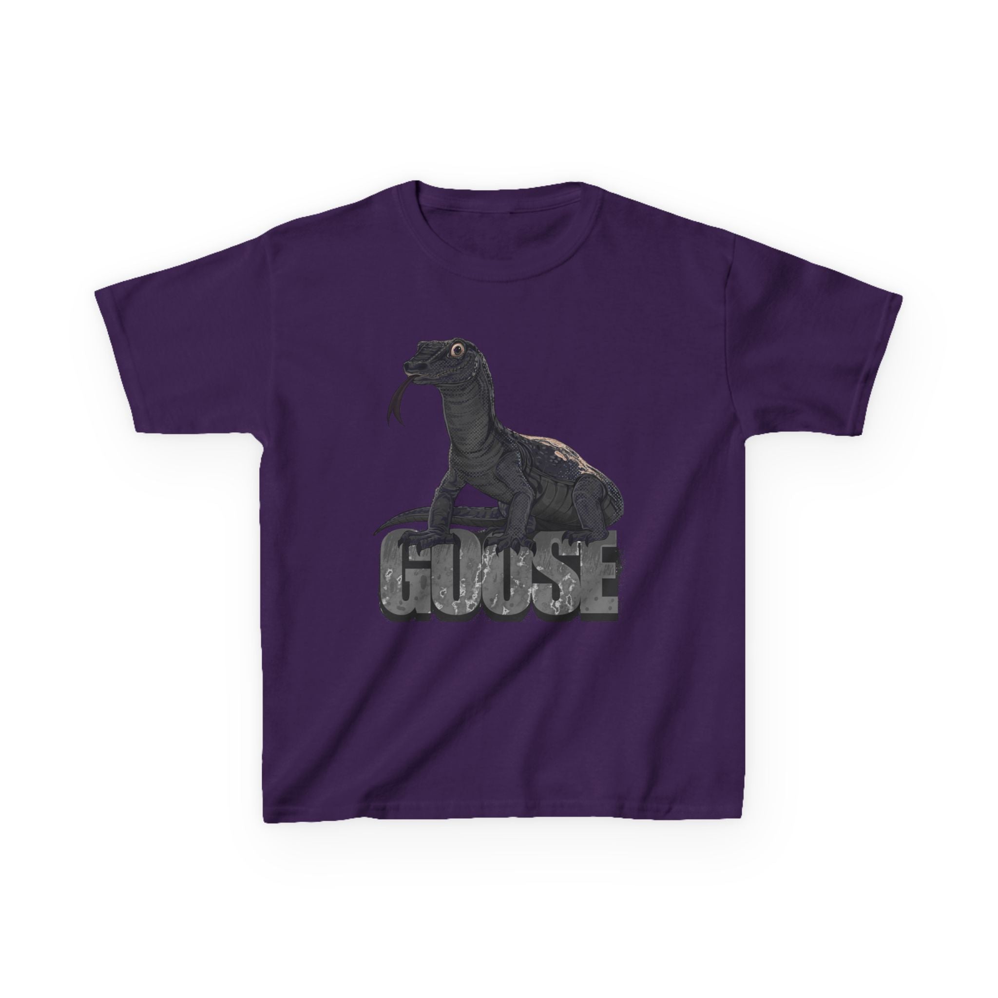 T-Shirt- Kid's Goose the Monitor Lizard Dark Variation