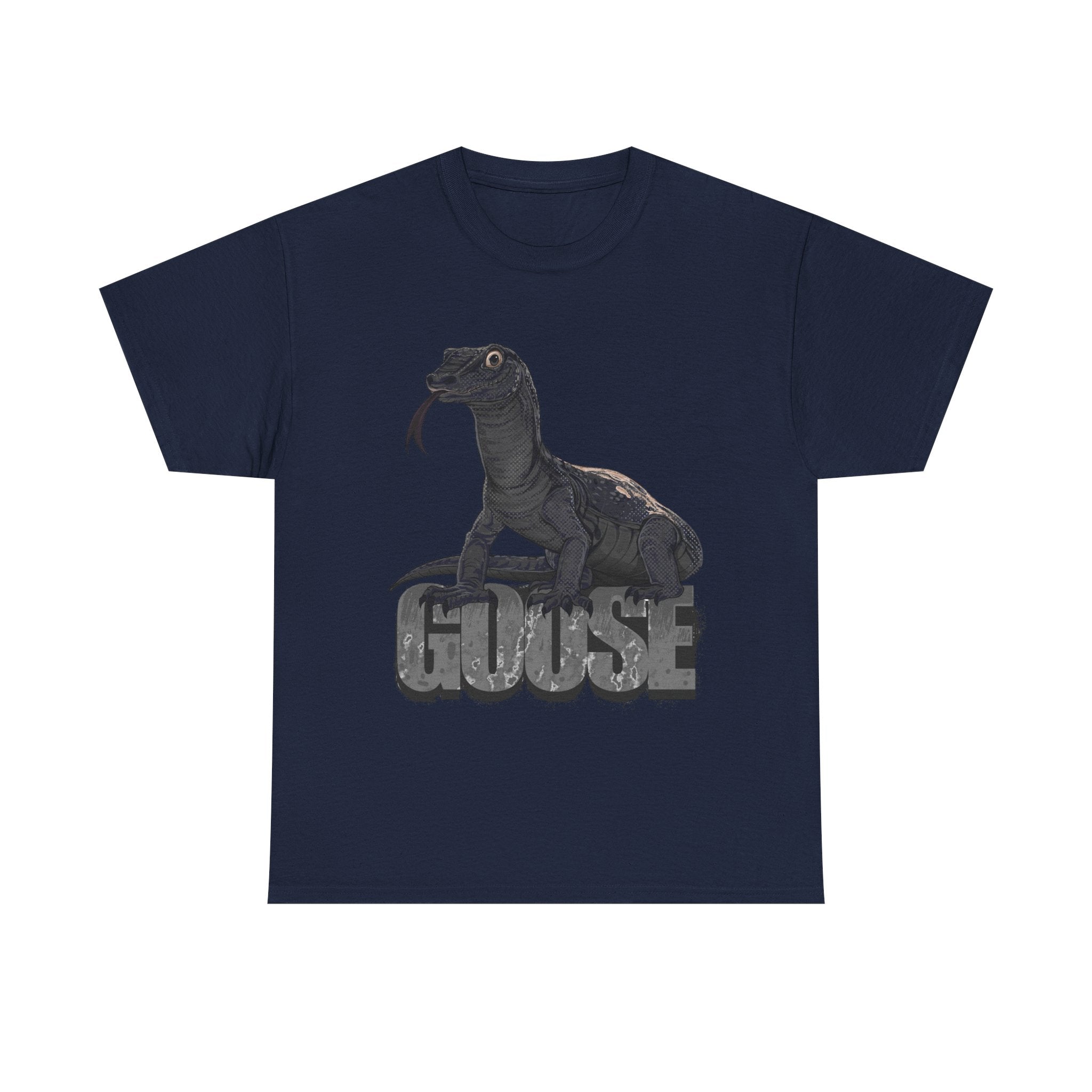 T-Shirt - Goose the Monitor Lizard Dark Design