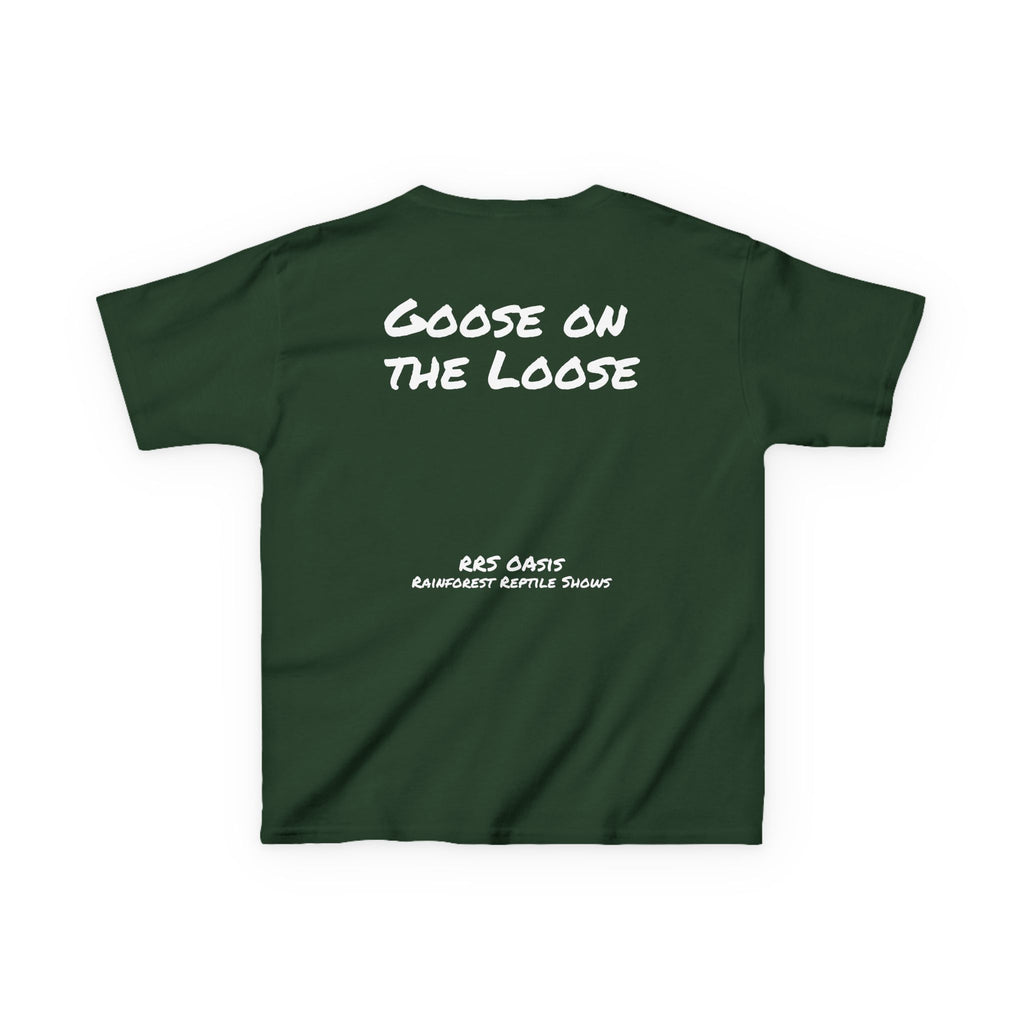 T-Shirt- Kid's Goose the Monitor Lizard Dark Variation