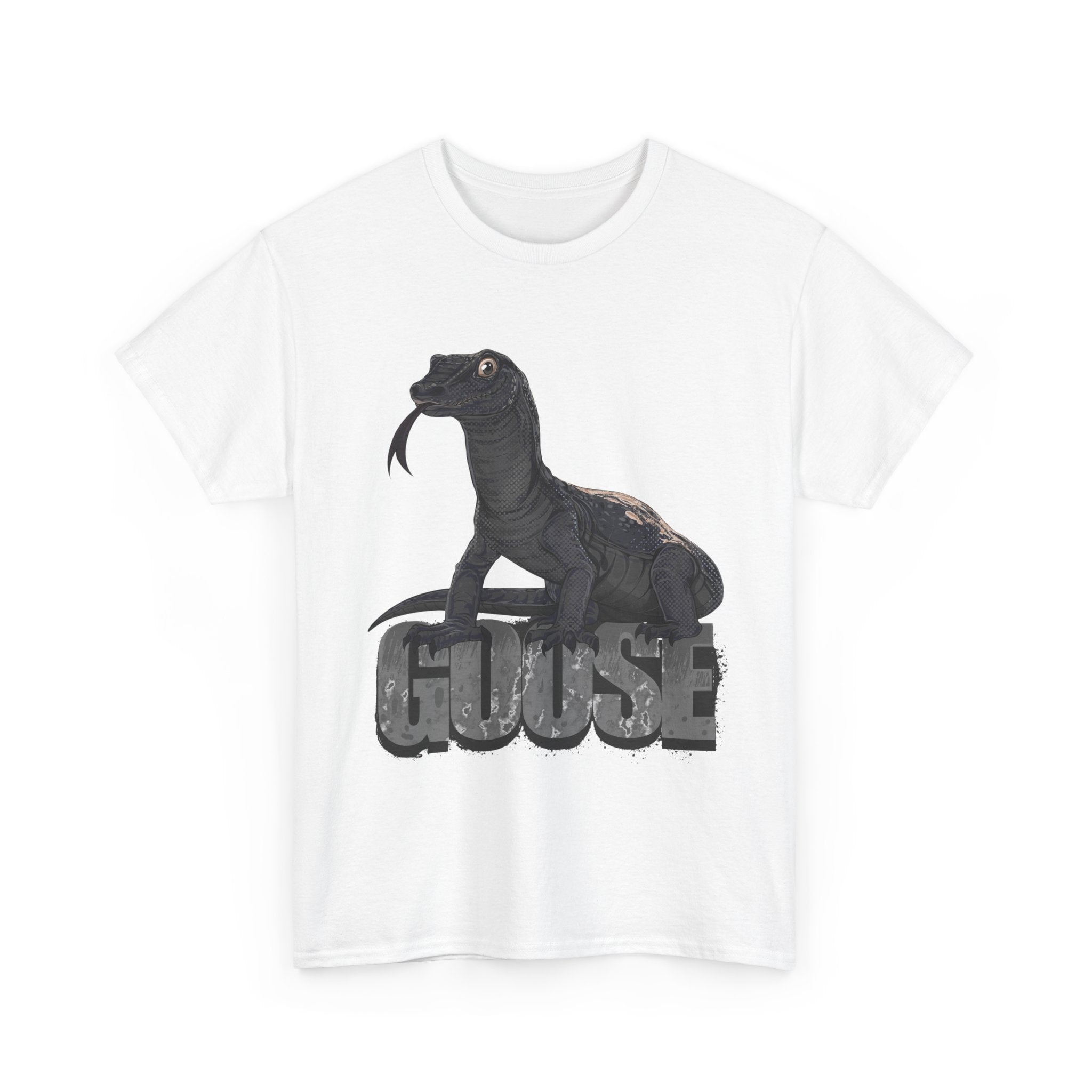 T-Shirt - Goose the Monitor Lizard Dark Design