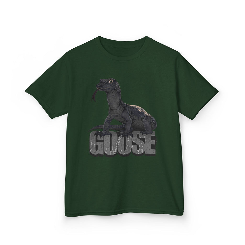 T-Shirt- Kid's Goose the Monitor Lizard Dark Variation