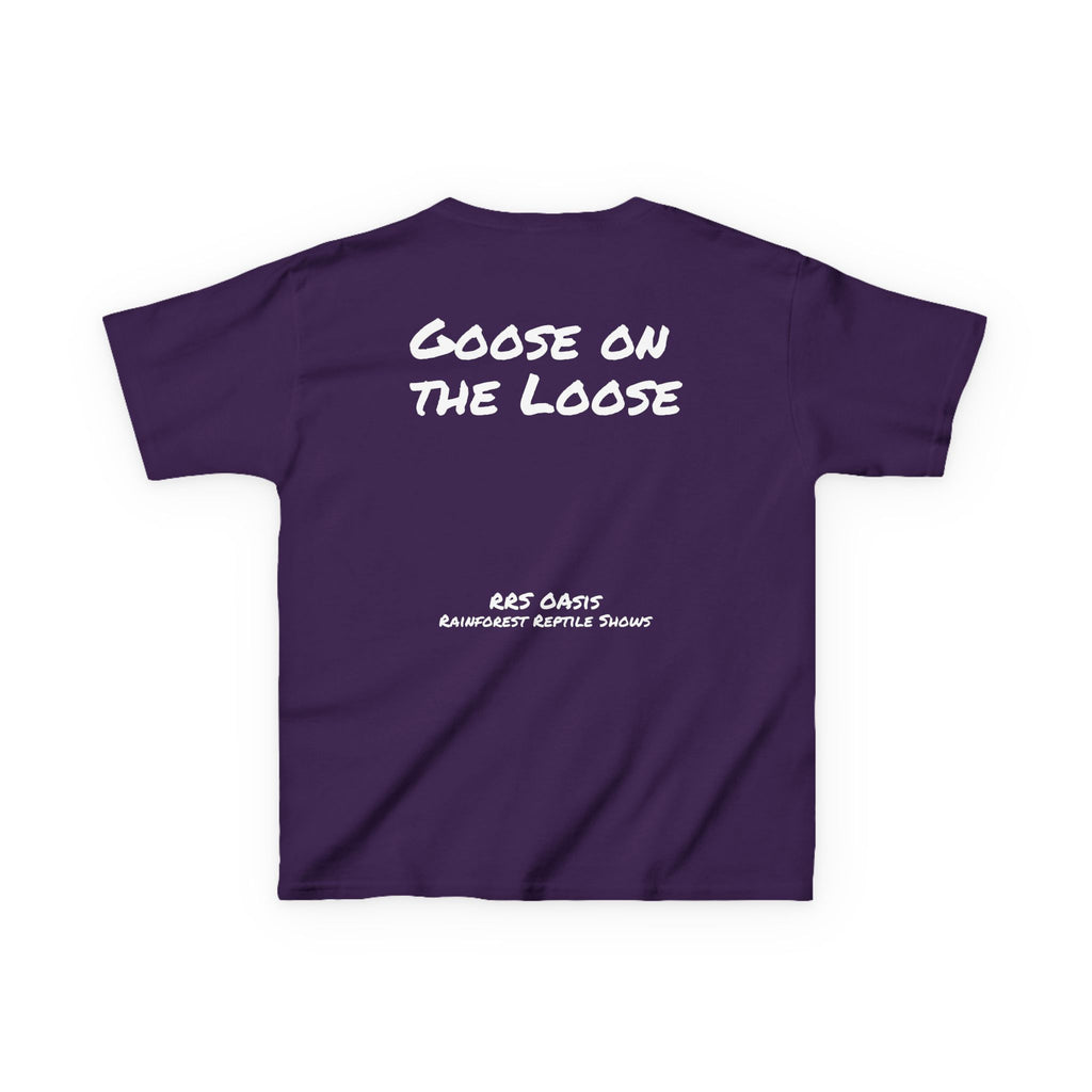 T-Shirt- Kid's Goose the Monitor Lizard Dark Variation