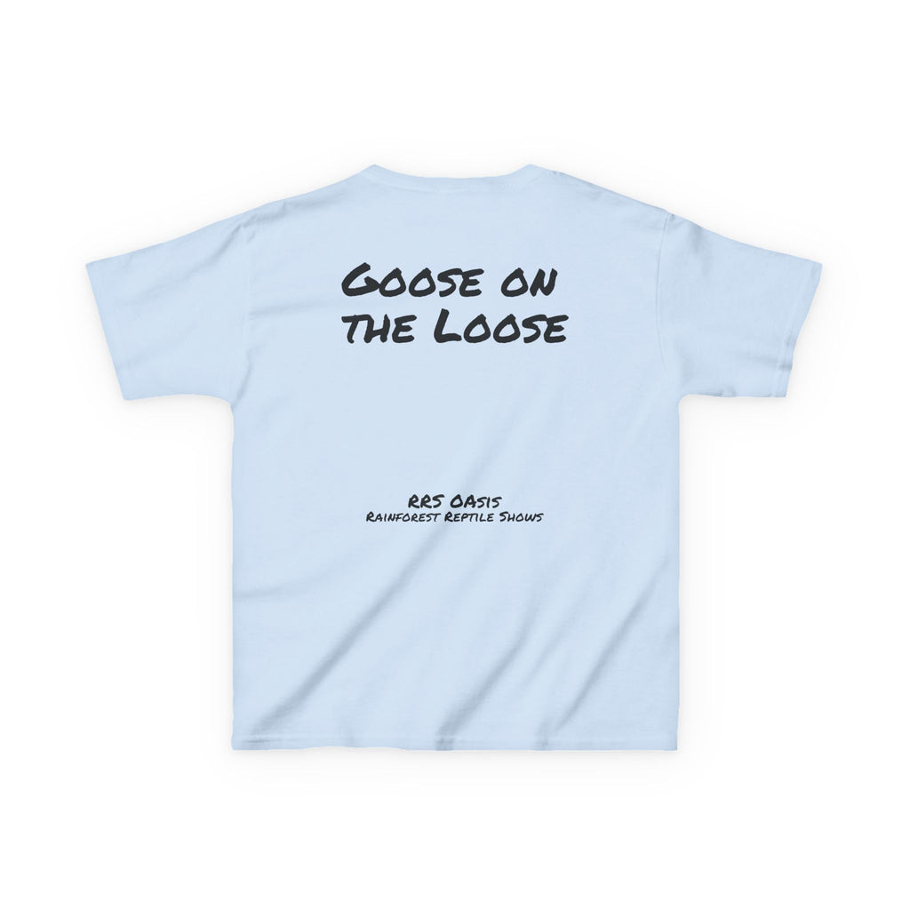 T-Shirt- Kid's Goose the Monitor Lizard Dark Variation
