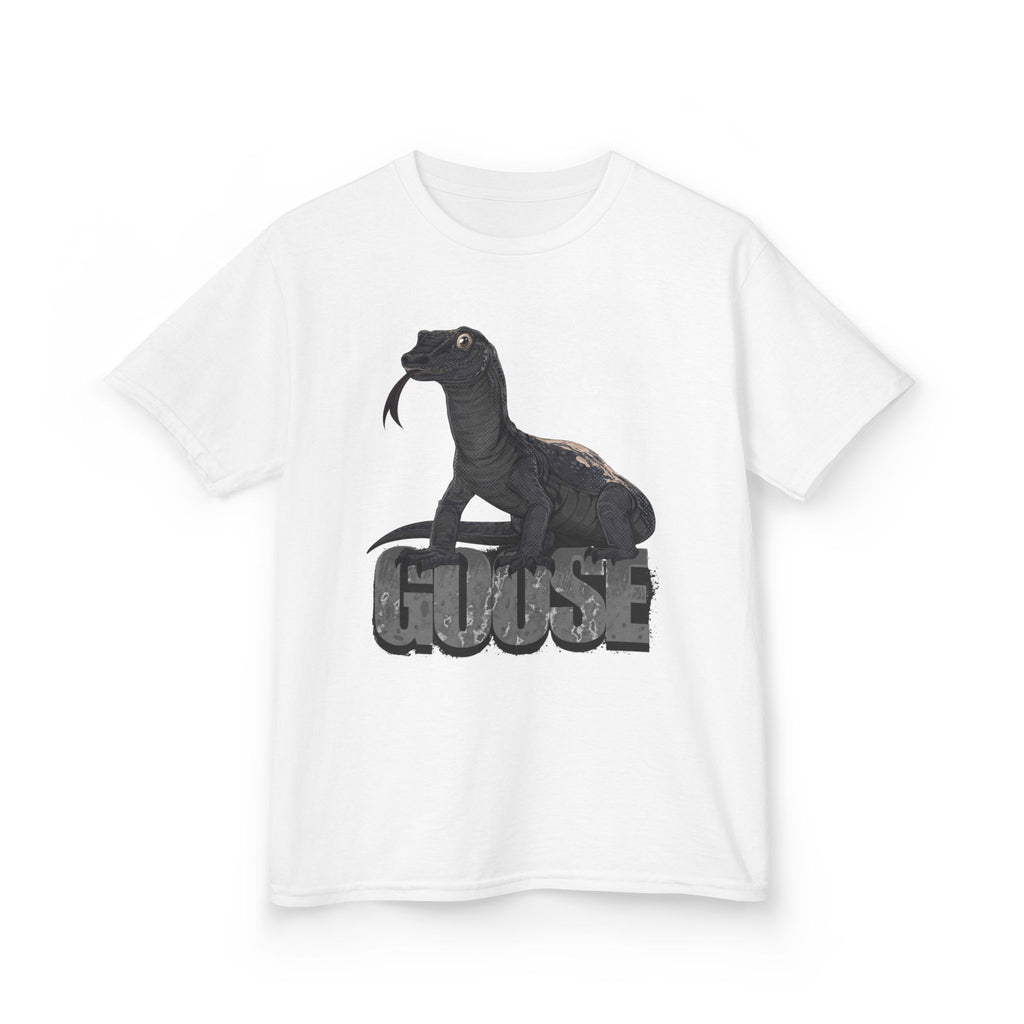 T-Shirt- Kid's Goose the Monitor Lizard Dark Variation