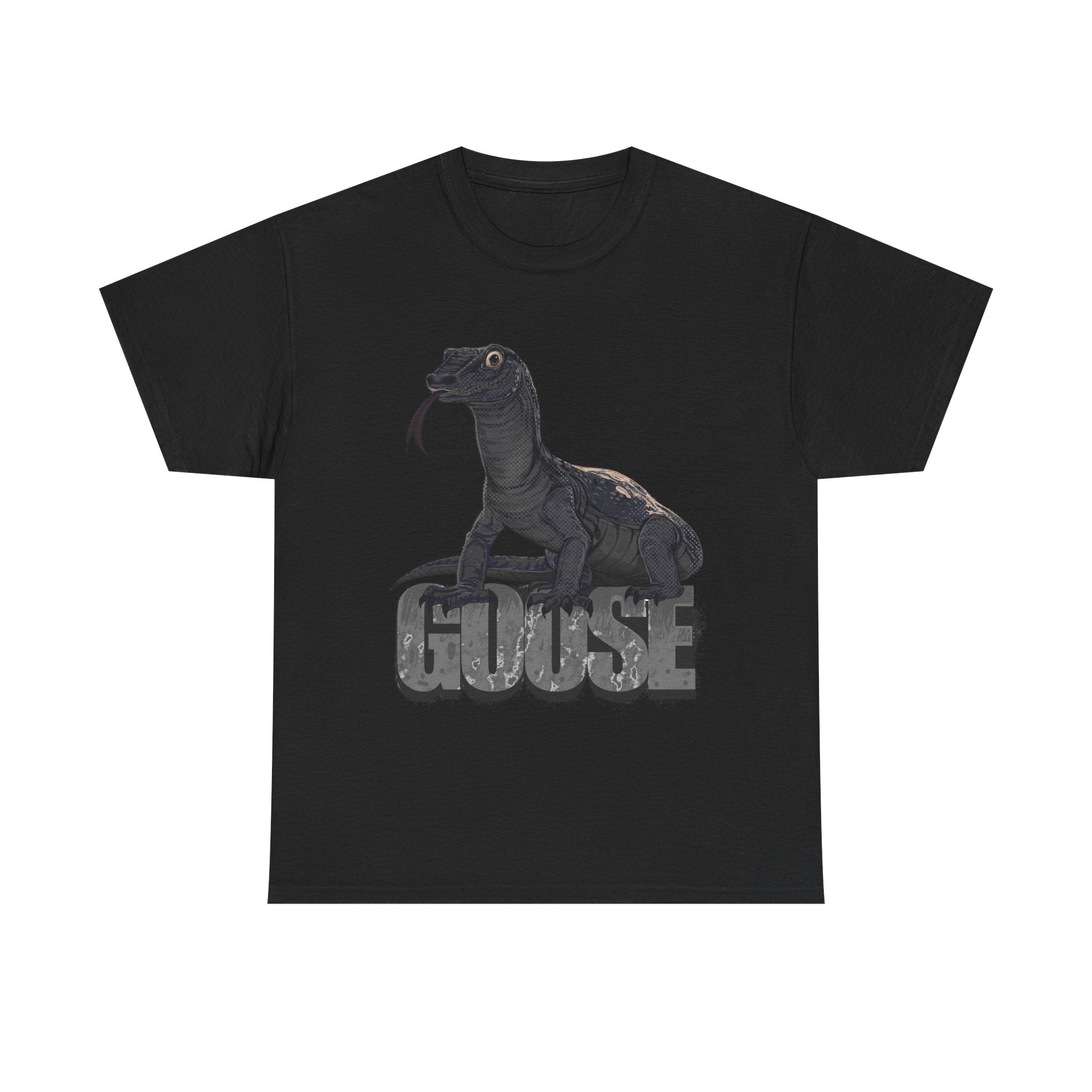 T-Shirt - Goose the Monitor Lizard Dark Design