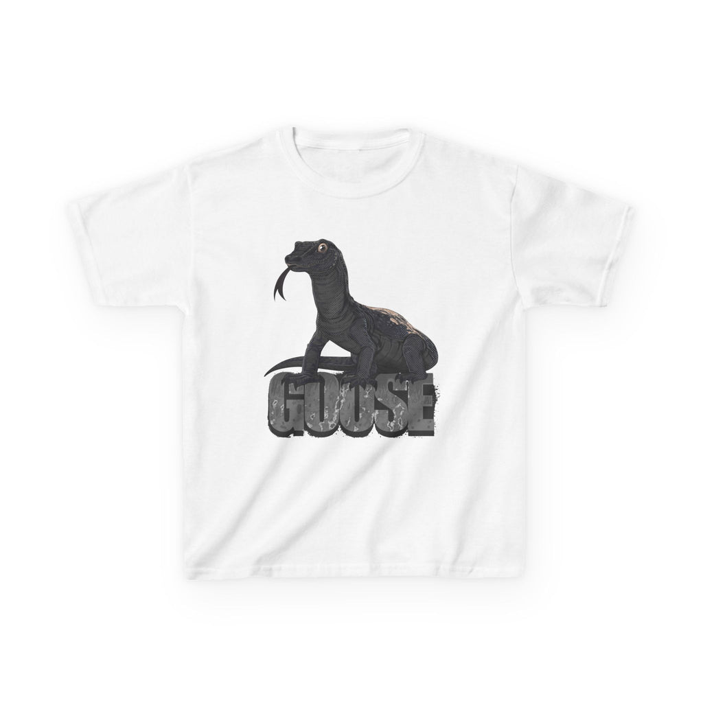 T-Shirt- Kid's Goose the Monitor Lizard Dark Variation