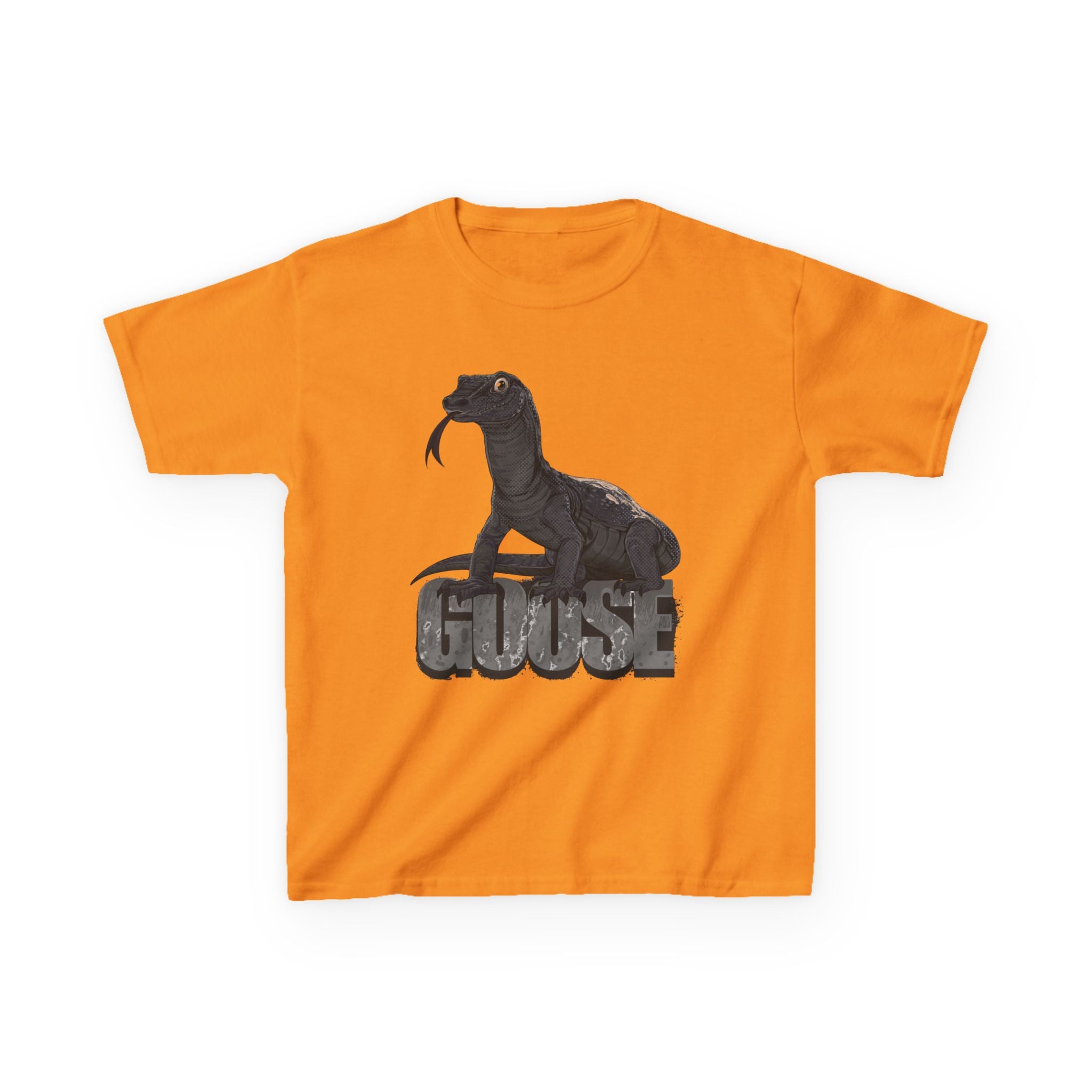 T-Shirt- Kid's Goose the Monitor Lizard Dark Variation