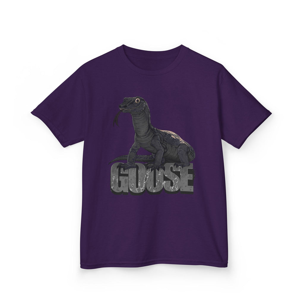 T-Shirt- Kid's Goose the Monitor Lizard Dark Variation