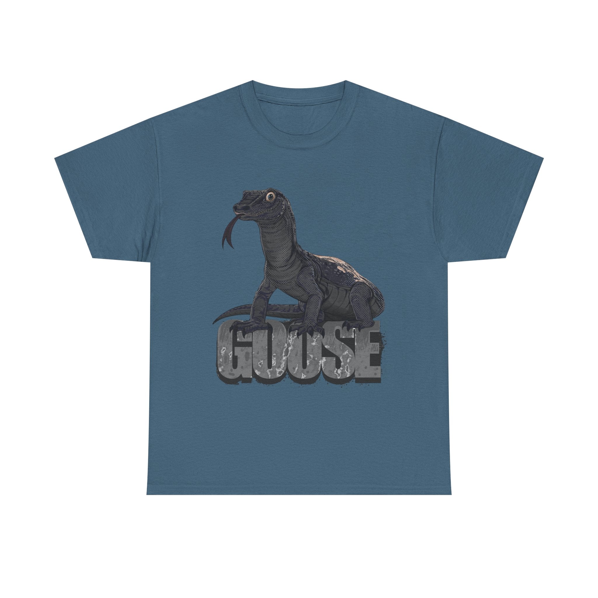 T-Shirt - Goose the Monitor Lizard Dark Design